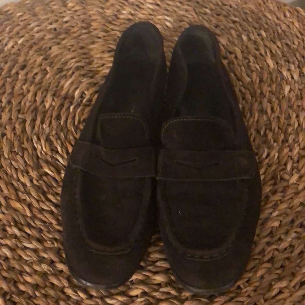 Carel brown suede loafers-handmade in Italy